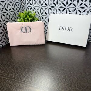 Dior Beauty Blush Pink “puffy” Pouch